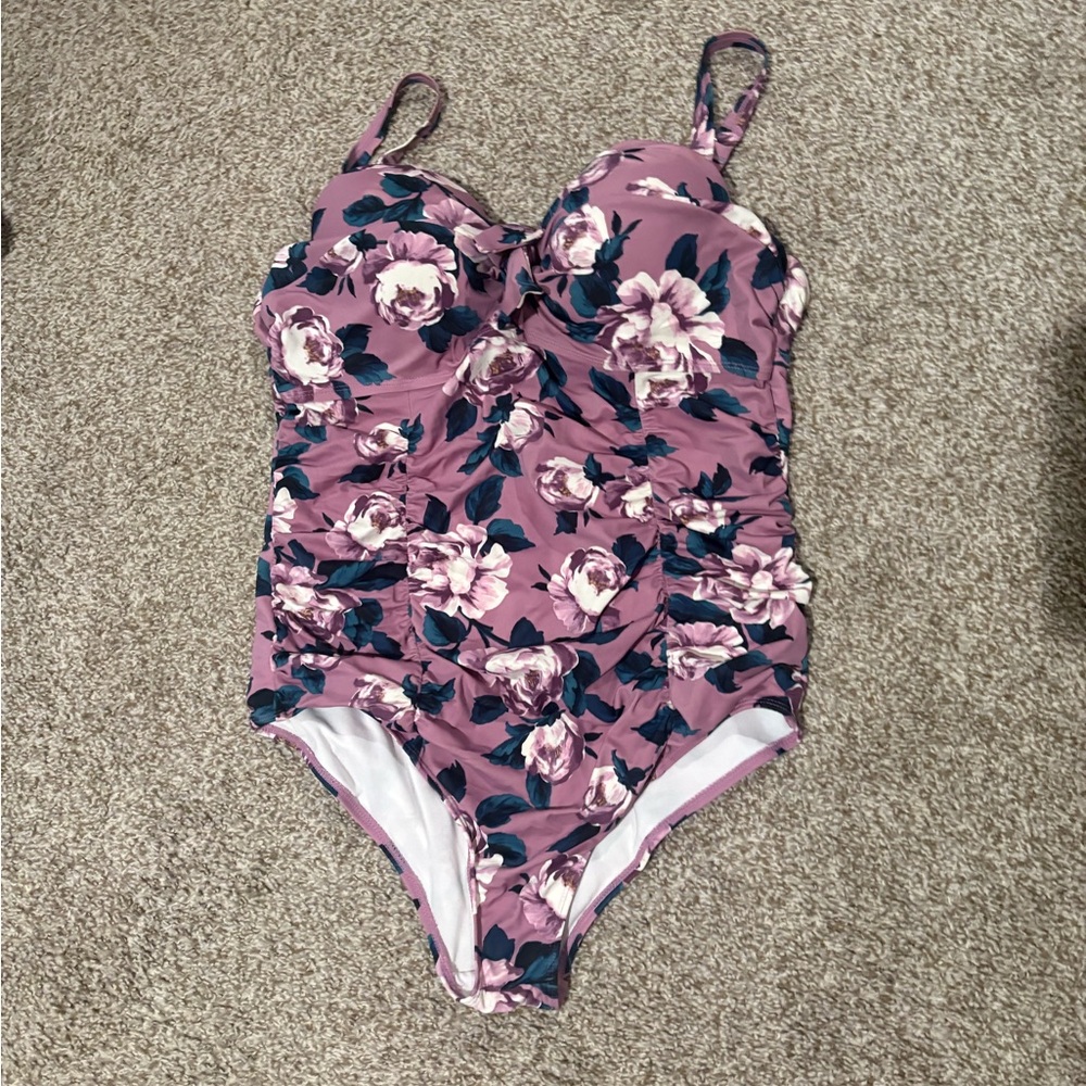 Torrid Floral Swimsuit- size 1